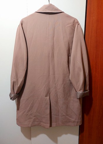 Bej Midi Kadın Blazer Ceket - Görsel 6