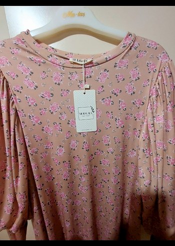 Pastel Bağcıklı Uzun Salaş Elbise - Görsel 3