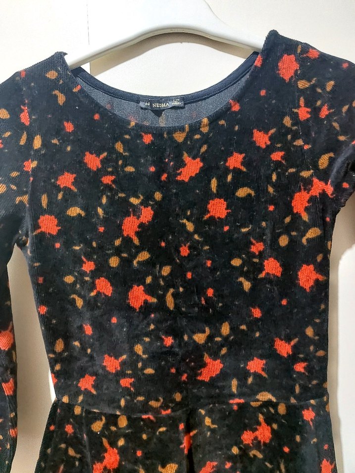 kadife elbise - Görsel 3