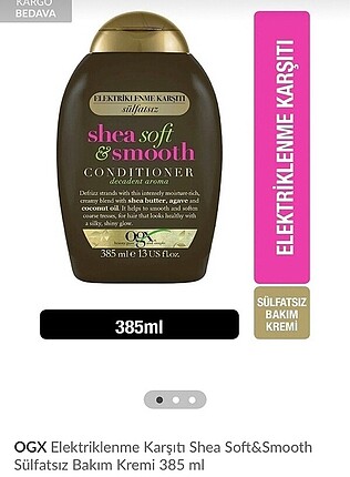 Ogx shea soft & smooth conditioner