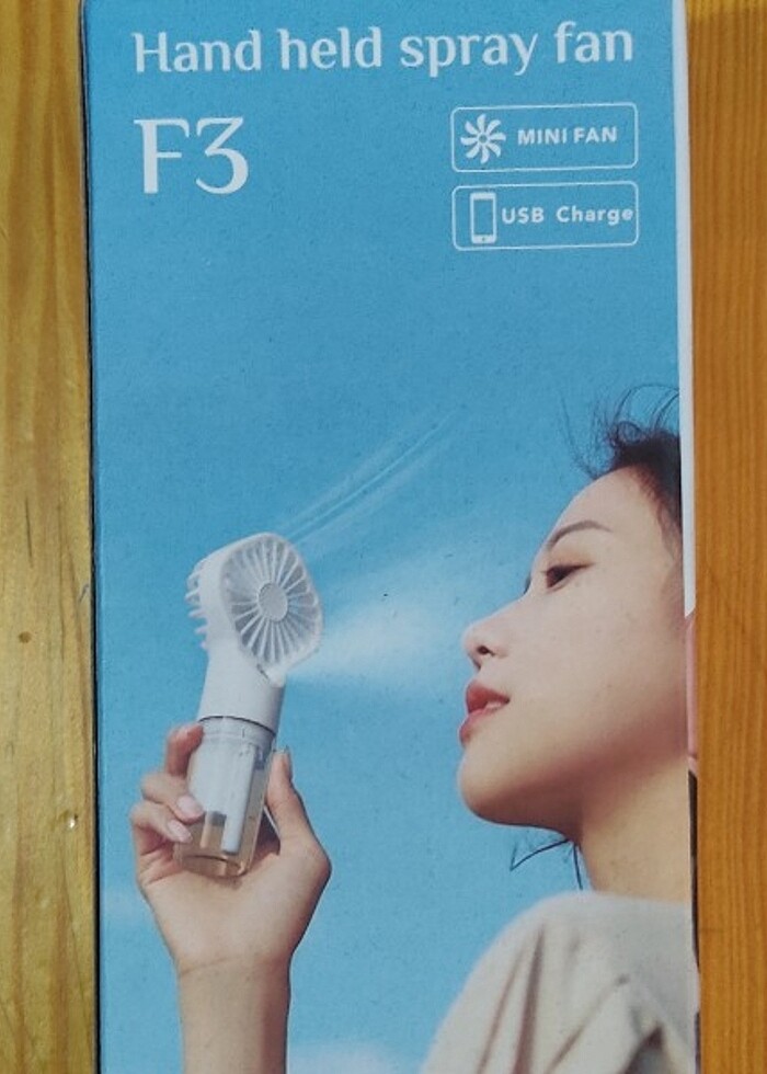 Şarjlı el fanı - Görsel 2