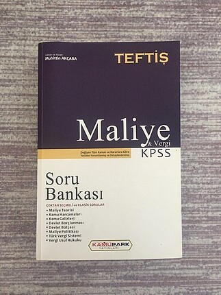 Teftiş Maliye Soru Bankası Kpss A Grubu