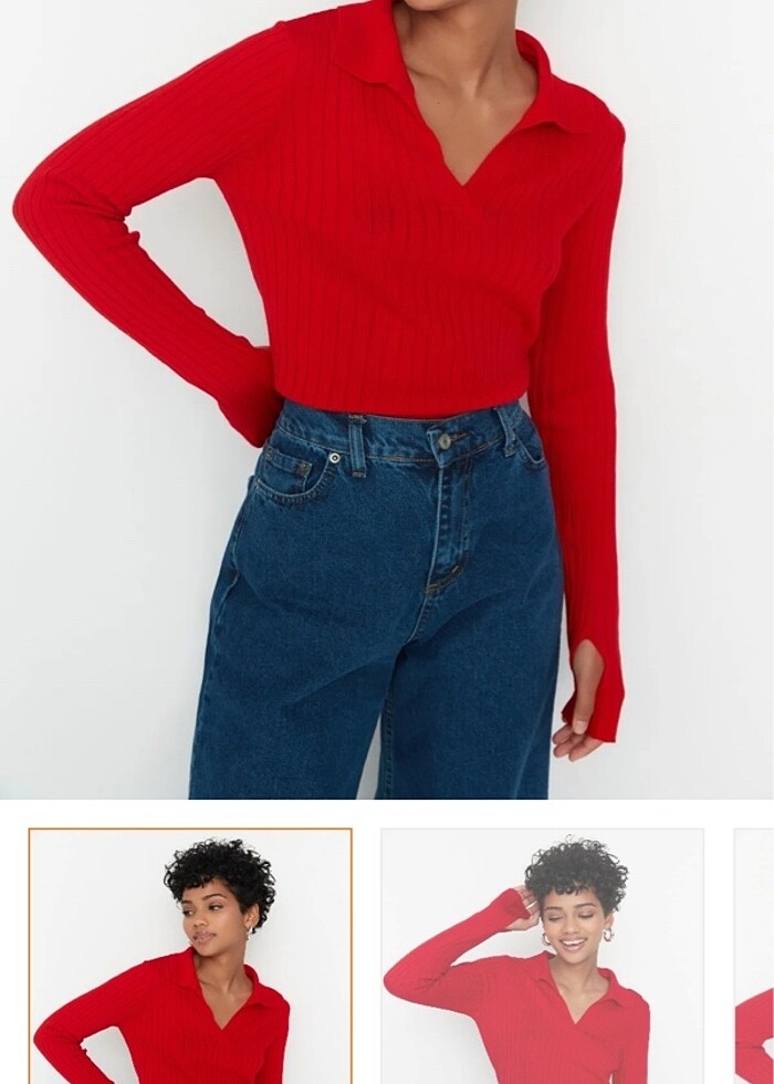 Kırmızı Bluz - Görsel 2