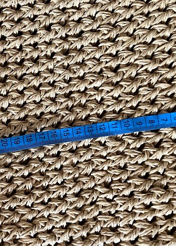 Bej Örgü Kadın Çanta - Görsel 3