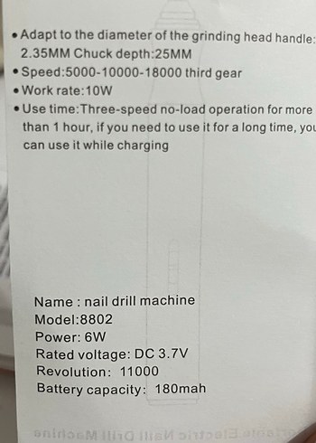 Şarjlı Beyaz Tırnak Bakım Seti - Görsel 4