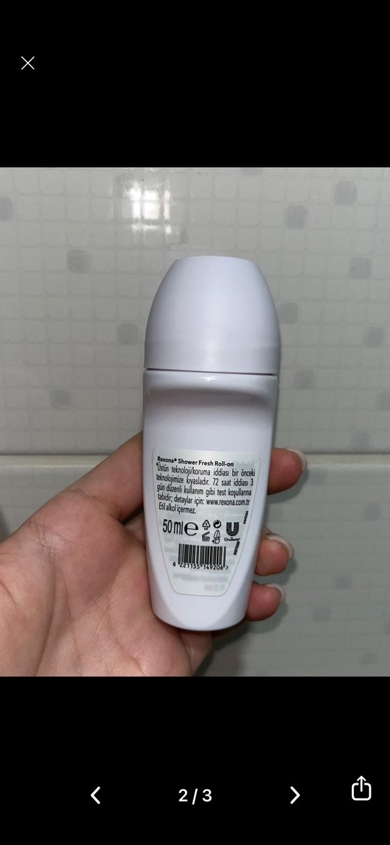 Rexona Shower Fresh Kadın Roll-On Deodorant - Görsel 2