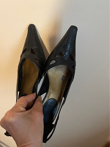 37 Beden siyah Renk Nine West Az Topuklu