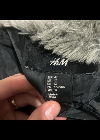 Gri Kadın Suni Kürk Midi Boy Ceket - Görsel 3