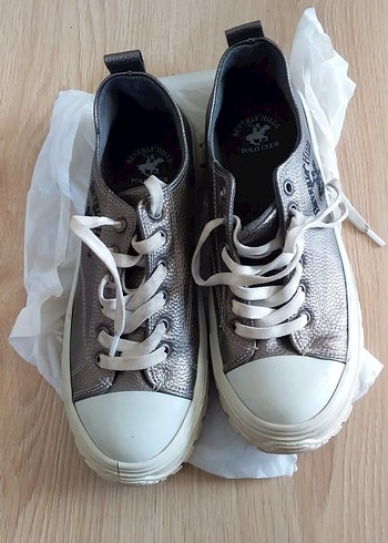 U.S. Polo Assn. Gri Kadın Sneakers