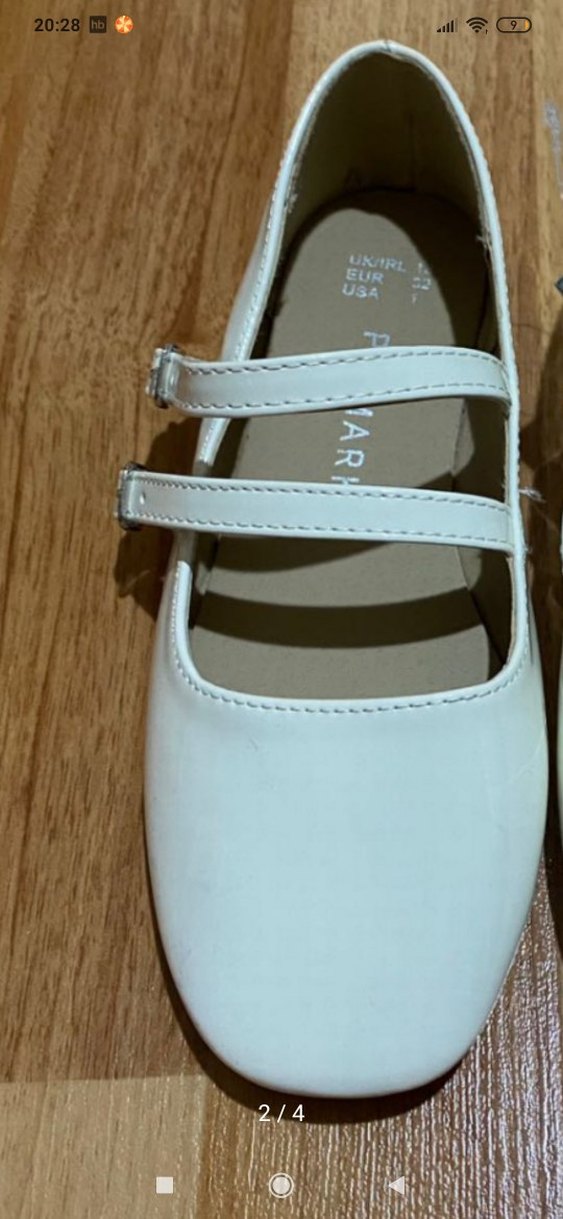 Kız Çocuk Beyaz Tokalı Babet primark marka yurt dışı ürünü - Görsel 2