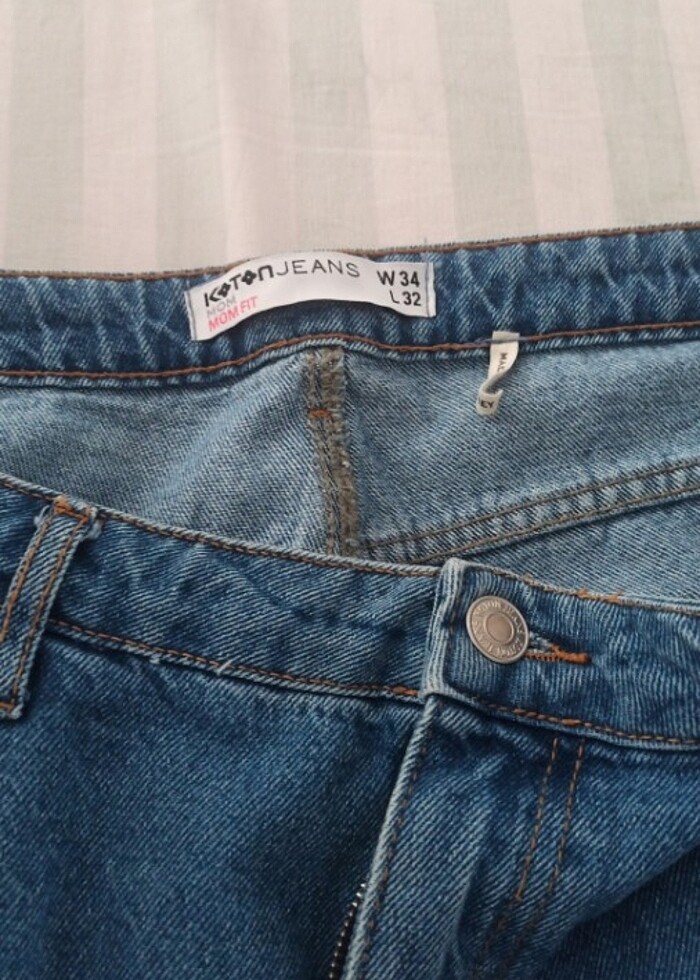 Koton büyük beden mom jean - Görsel 4