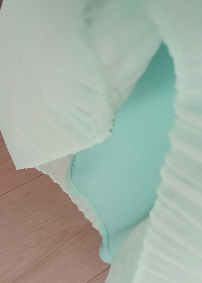 Astarlı şifon etek - Görsel 2