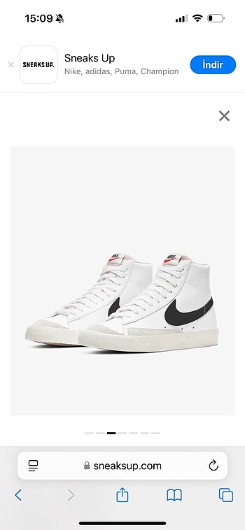 37,5 Beden Nike Blazer Mid '77 Vntg