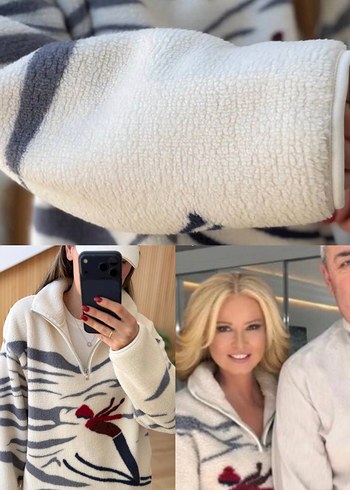 36 40 beden uyumlu polar kazak - Görsel 3