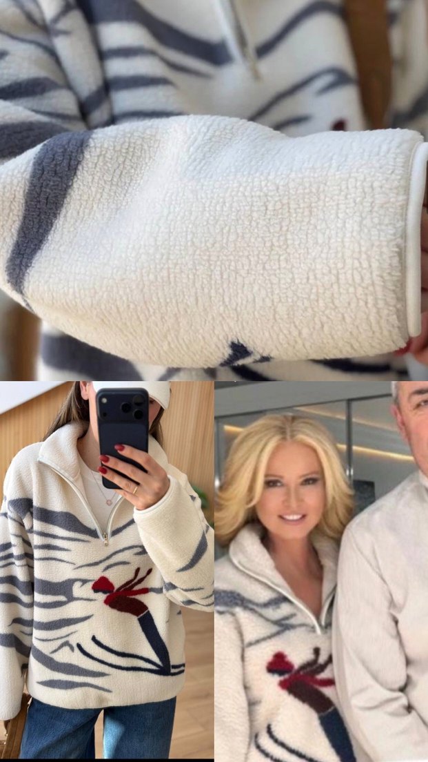 36 40 beden uyumlu polar kazak - Görsel 3