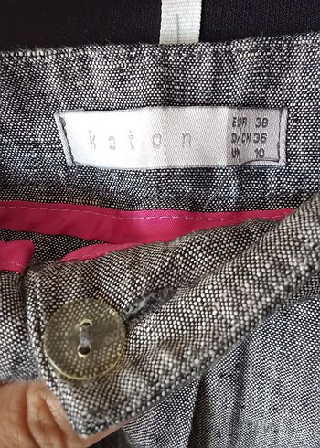 38 Beden mevsimlik ince keten pantolon