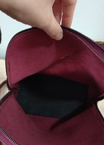 Beden bordo Renk Bordo çanta 