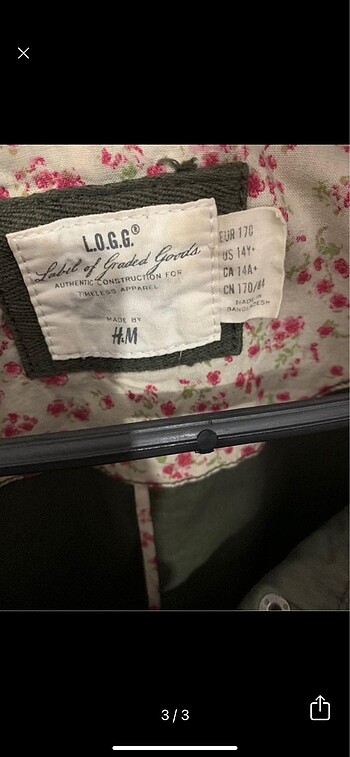 38 Beden H&M mont ceket