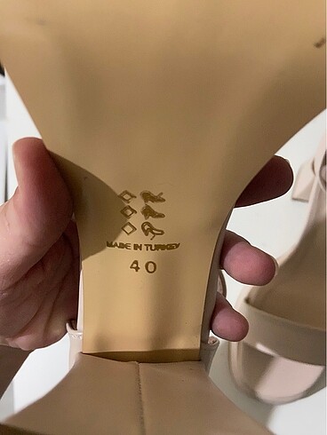 Kadın Bej Platform Topuk Ayakkabı - Görsel 7