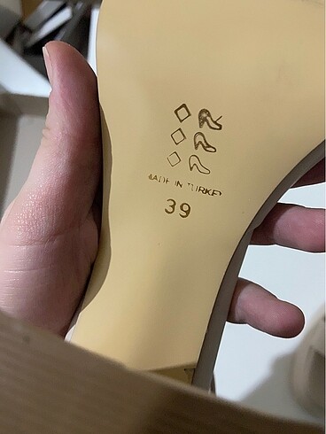 Kadın Bej Platform Topuk Ayakkabı - Görsel 6
