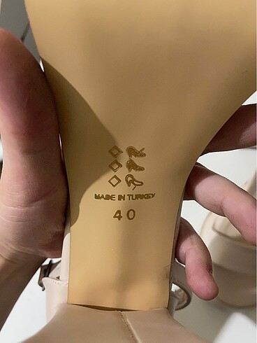 Kadın Bej Platform Topuklu Ayakkabı - Görsel 7