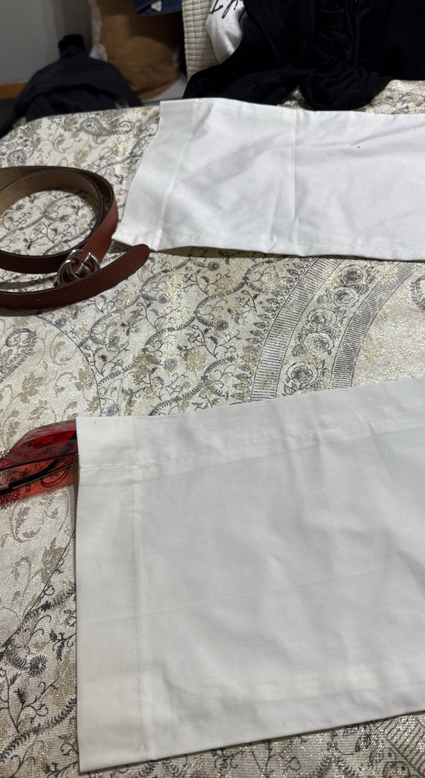 Drapeli Beyaz Kadın Kumaş Pantolon - Görsel 4