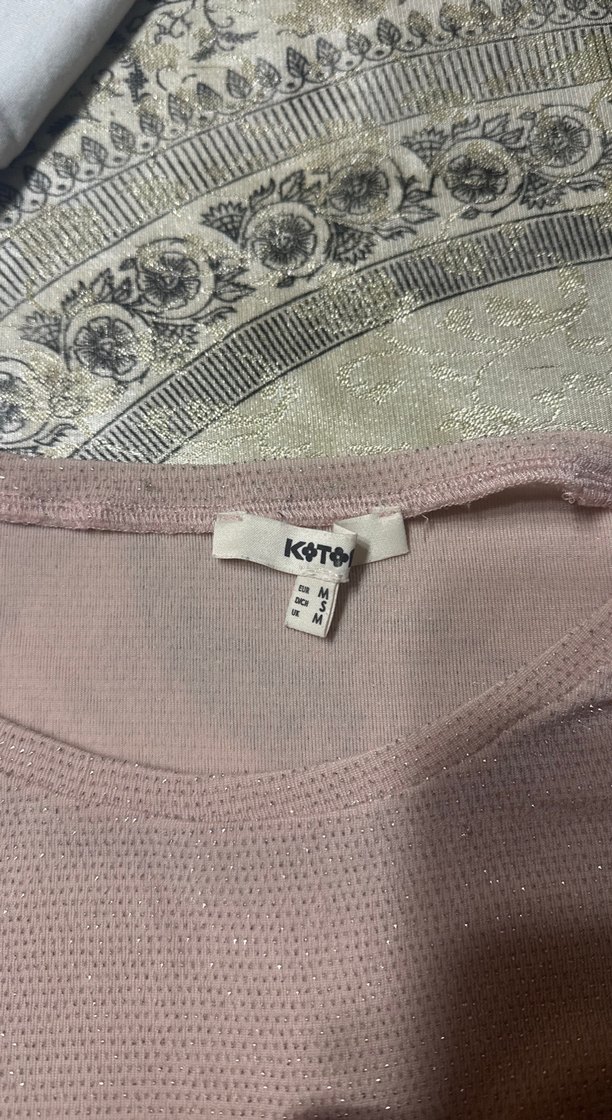 Gri Kız Tişört, Fırfırlı Kol - Görsel 2