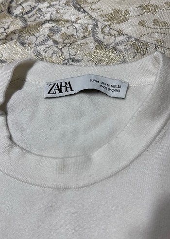 Beyaz Kadın Kısa Kollu Pamuklu Basic Tişört - Görsel 3