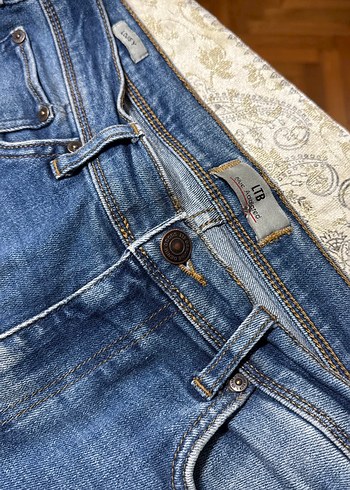 Lacivert Erkek Denim Jean Pantolon - Görsel 4