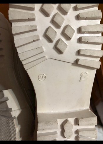 Bej Kadın Deri Bot Platform Topuklu - Görsel 5