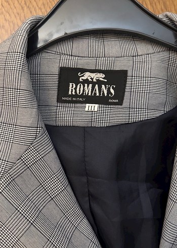 Düğmeli Gri Kadın Blazer Ceket - Görsel 5