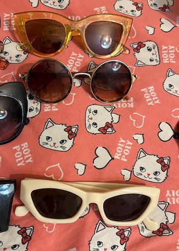 Kadın Retro Kahverengi Gözlükler - Görsel 3