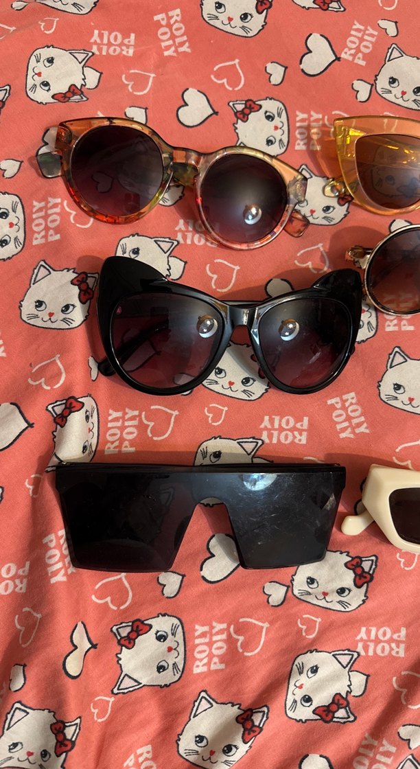 Kadın Retro Kahverengi Gözlükler - Görsel 2