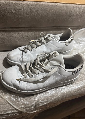 Beyaz Adidas Kadın Spor Ayakkabı - Görsel 3