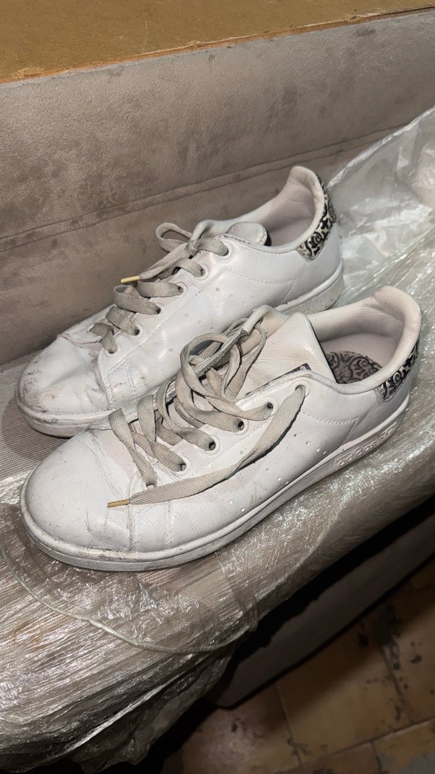 Beyaz Adidas Kadın Spor Ayakkabı - Görsel 4