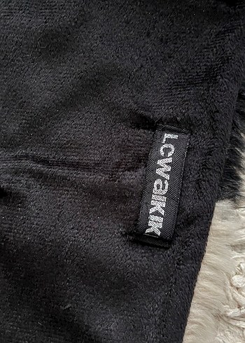 Bej Pembe Siyah Suni Kürk - Görsel 3