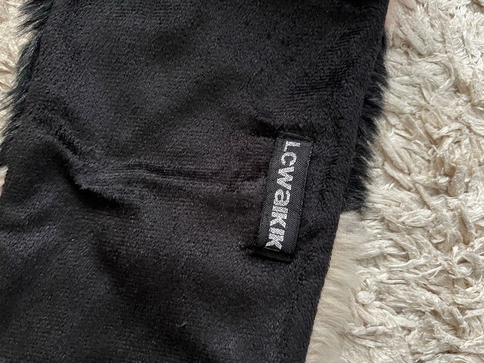 Bej Pembe Siyah Suni Kürk - Görsel 3