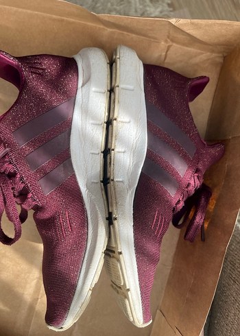 Bordo Orijinal Adidas Kadın Spor Ayakkabı - Görsel 11