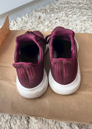 Bordo Orijinal Adidas Kadın Spor Ayakkabı - Görsel 2