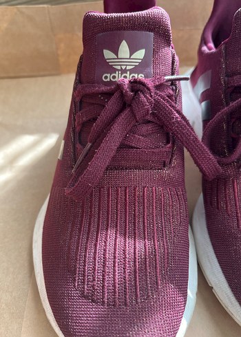 Bordo Orijinal Adidas Kadın Spor Ayakkabı - Görsel 7