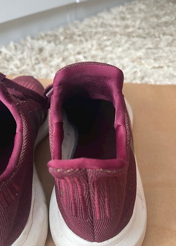 Bordo Orijinal Adidas Kadın Spor Ayakkabı - Görsel 4