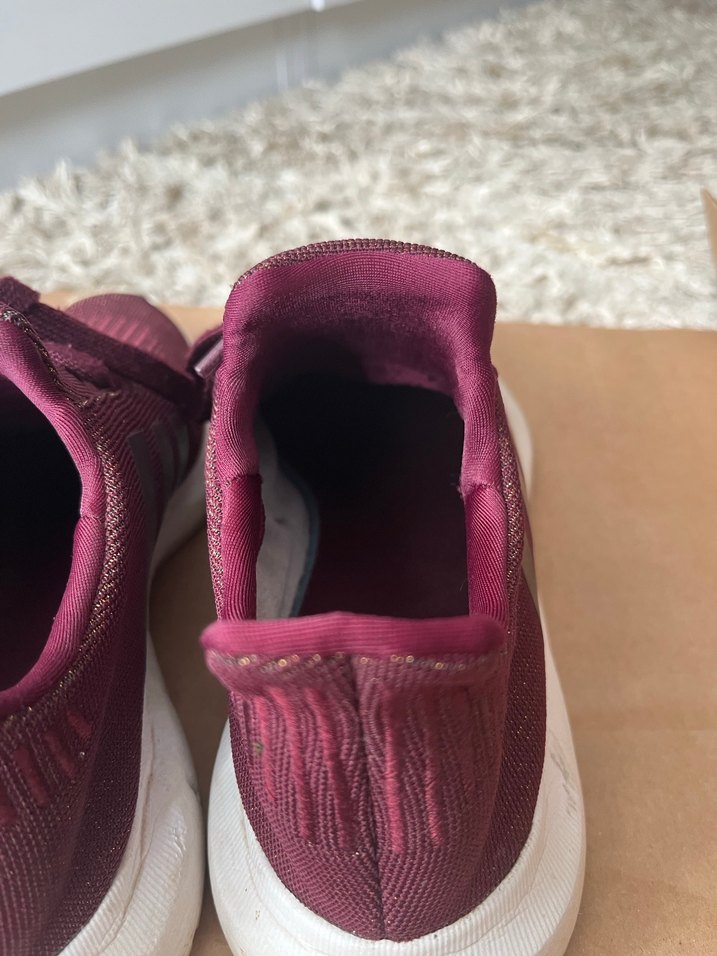 Bordo Orijinal Adidas Kadın Spor Ayakkabı - Görsel 4