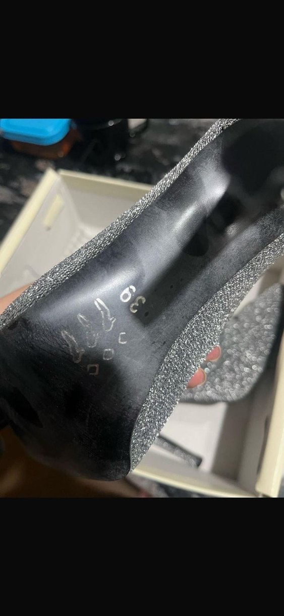 Gri Simli Stiletto Yılan Derisi Desenli Kadın Bot - Görsel 5