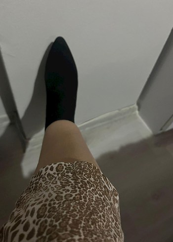 Siyah Minimalist Stiletto Topuklu Kadın Bot - Görsel 4