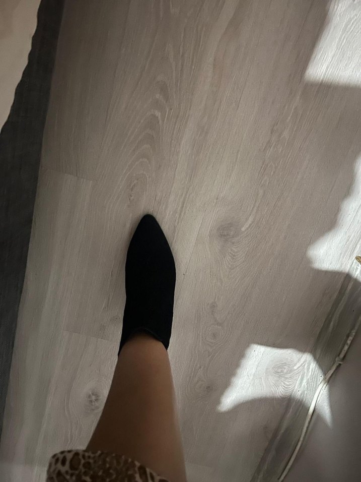 Siyah Minimalist Stiletto Topuklu Kadın Bot - Görsel 3