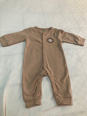 Yenidoğan Beden kahverengi Renk 3 adet bebek tulum