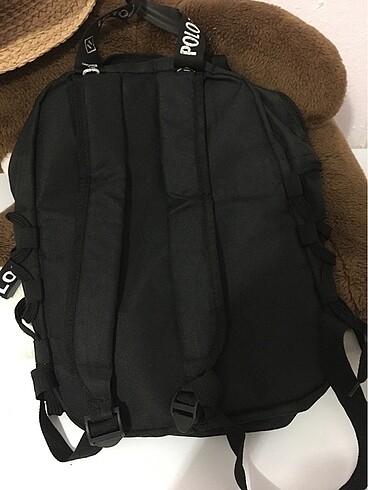 Polo Garage Siyah sırt çantası
