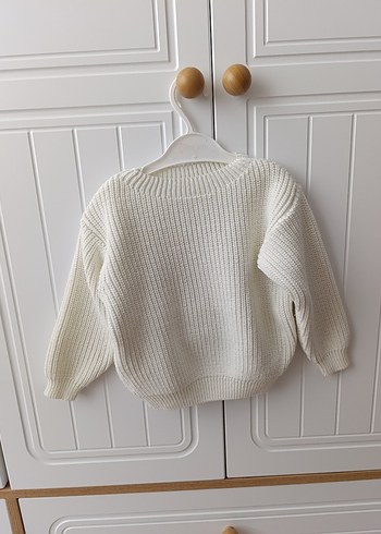Zara erkek Çocuk Beyaz Triko Kazak