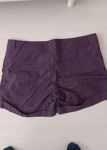 H&M Kadın Mor Mini Şort Bol Kesim