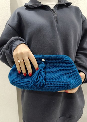 örgü çanta şapka seti - Görsel 2